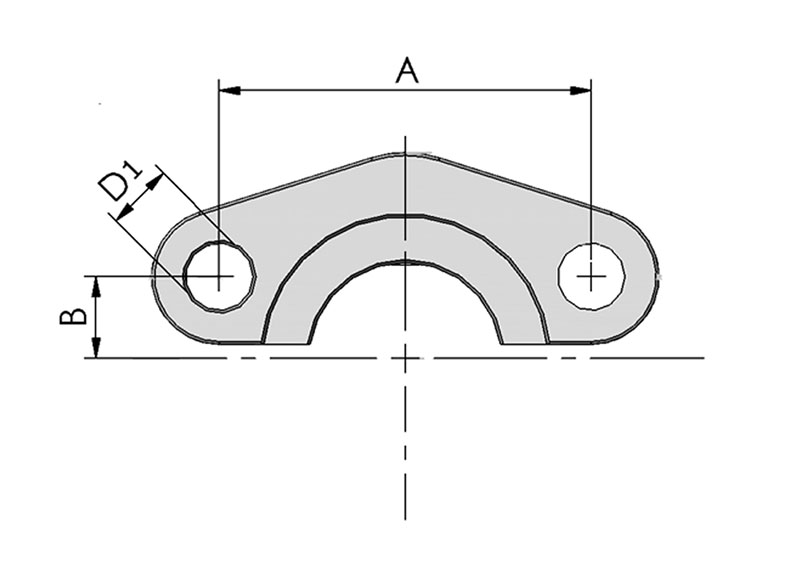 Halvdele med flange 6000 PSI