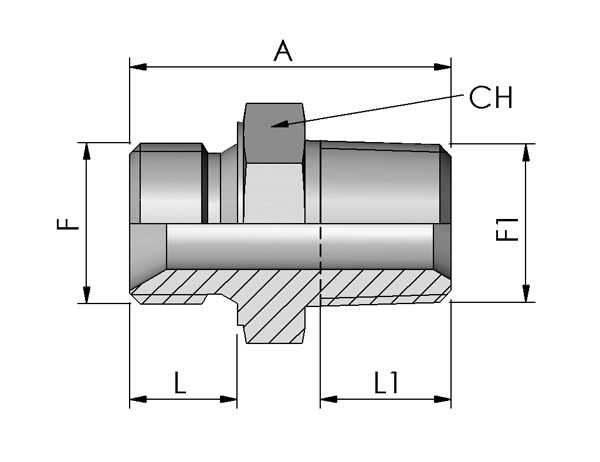 Adapter BSP X NPT 60° konus