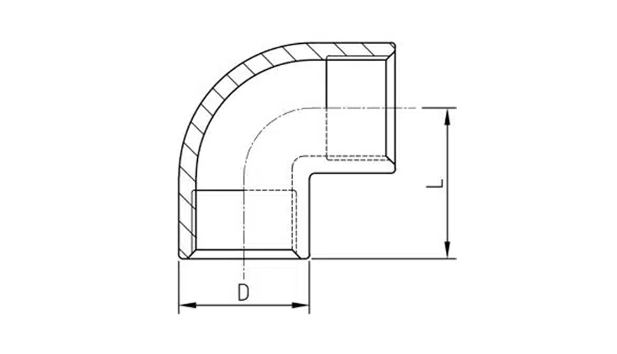 Vinkel 90° tegninger