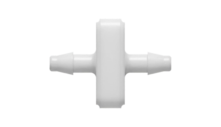 1/16" x 1/16" lige slangenippel