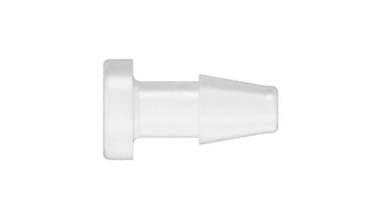 1/8" slangenippel med prop