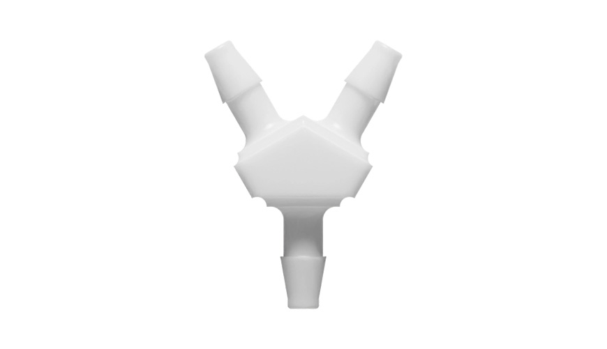 3/32" x 3/32" x 3/32" Y-slangenippel