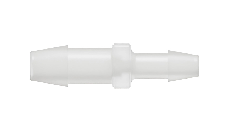 1/4" x 3/16" lige reduktionsslangenippel