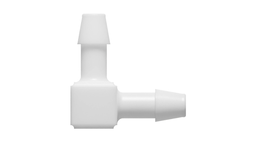 3/16" x 3/16" vinklet slangenippel