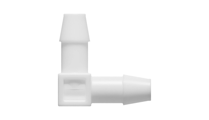 1/4" x 1/4" vinklet slangenippel