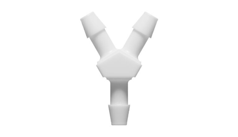 3/16" x 3/16" x 3/16" Y-slangenippel