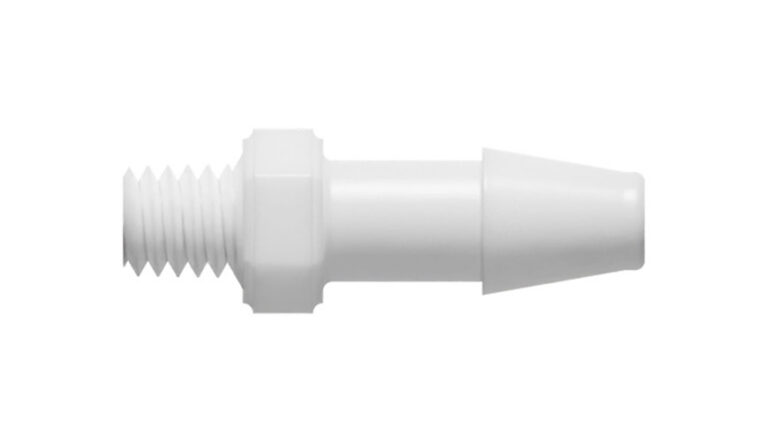 5/32" x 10-32 gevindskåret slangenippel