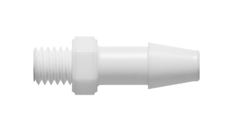 5/32" x 10-32 UNF gevindskåret slangenippel