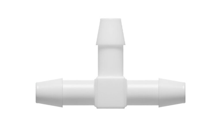 1/4" x 1/4" x 1/4" T-slangenippel, Kynar