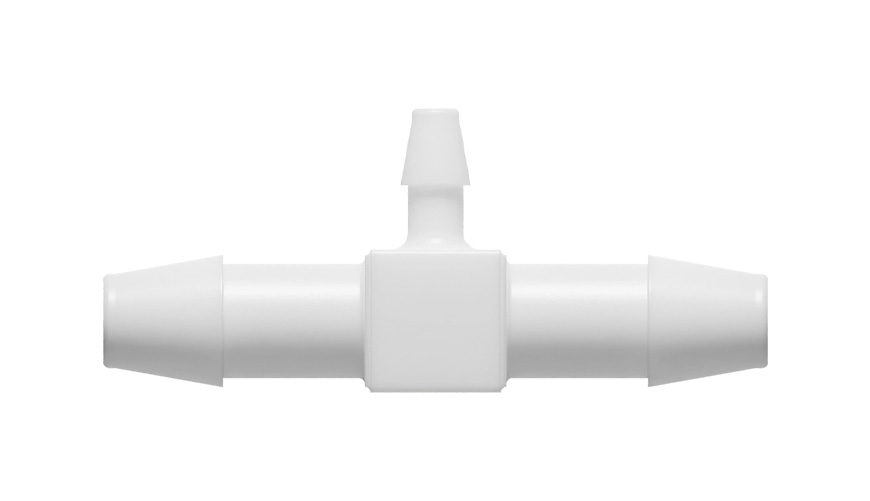 1/4" x 1/4" x 1/8" reduktions-T-slangenippel